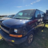 BLACK 2005 CHEVY VAN OVER 200,000 MILES *HAS TITLE*