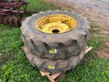 2 Tractor Tires And Rims
