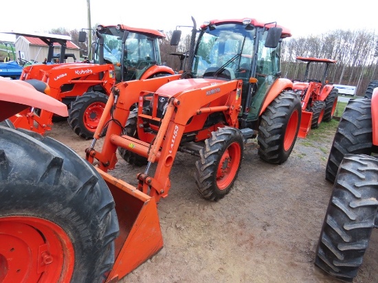 KUBOTA M7040 TRACTOR W/ LA1153 FRONT LOADER