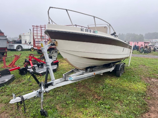 Lund 200 Mercury w/Gator Boat Trailer