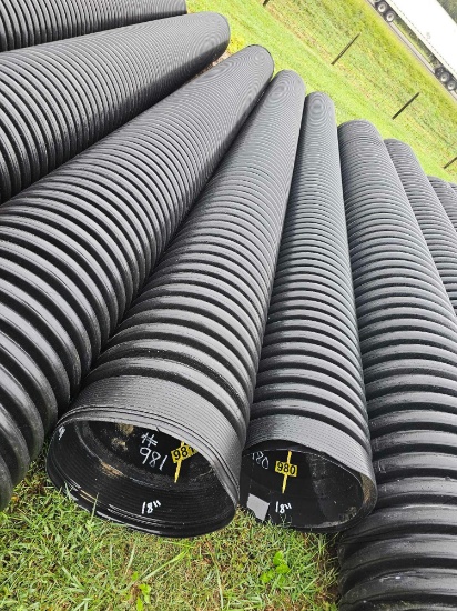 18"x20' Double Wall Plastic Culvert Pipe
