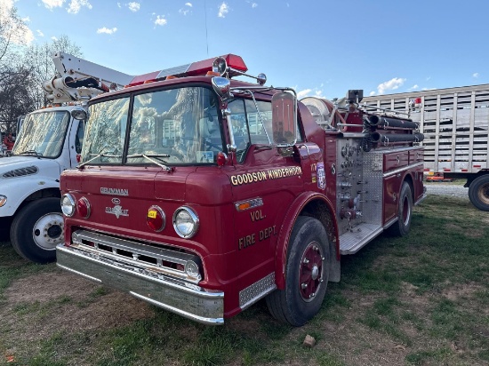 84 Ford 8000 Gruman Cat Fire Truck