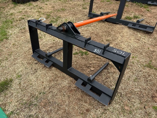 Skidsteer Bale Spear