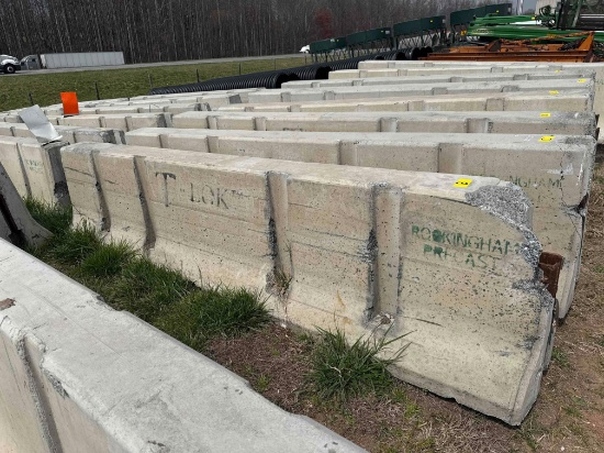 T-Lock 12' Jersey Barriers