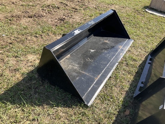 Skid Steer Mount Bucket Smooth Bottom