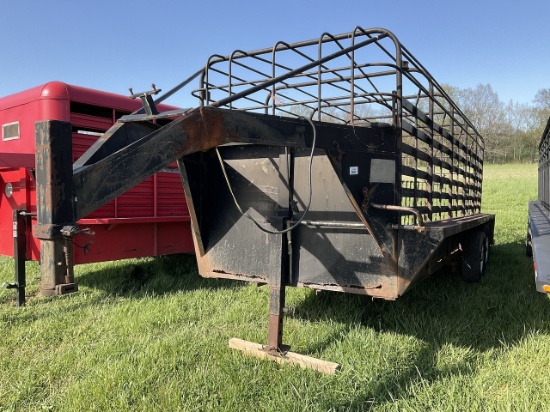 Goose Neck Stock Trailer