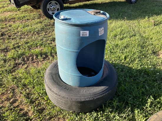 Barrel Mineral Feeder