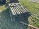 7 ft by 4 in Treated Fence Post Bundle, 36 per bundle