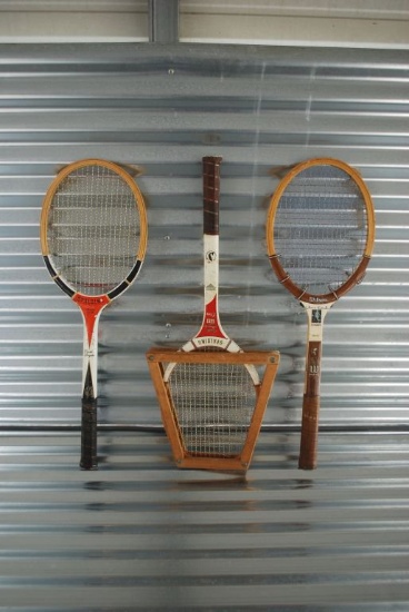 3 Vintage Tennis Rackets 2