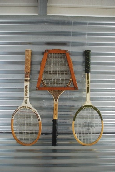 3 Vintage Tennis Rackets 2