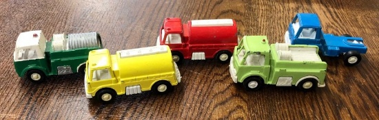 5 Tootsie Trucks 1970's