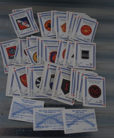 Military Patch Collector Cards