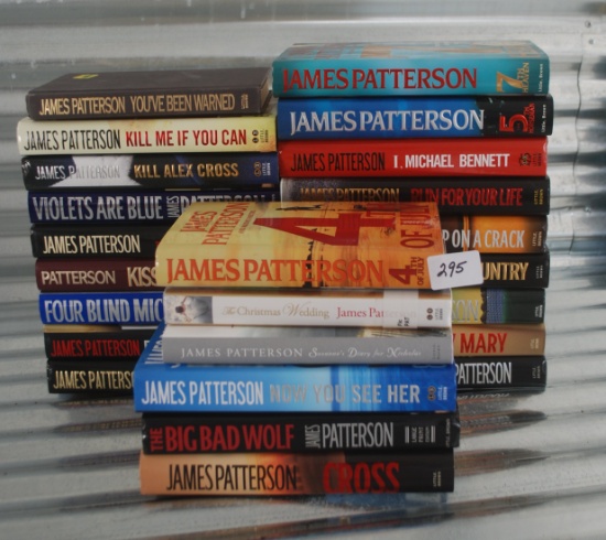 JAMES PATTERSON BOOK LOT