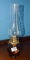 OIL HURRICANE GLASS LAMP