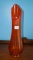 LARGE RED ART GLASS VASE