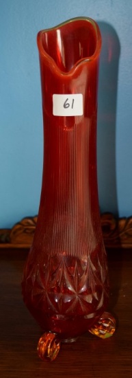 REDISH ART GLASS VASE