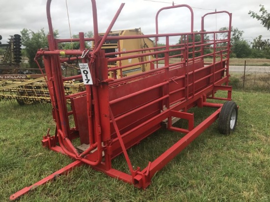 Transportable Stock Loading Chute, Approx 18'