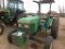 JOHN DEERE 5500 TRACTOR, CANOPY TOP, HAS FRONT WEIGHTS, HOURS SHOWING: 1581, 2WD, S: IV5500E550955