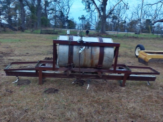 HOMEMADE 3PH SPRAY RIG, 140 GAL, 13' WIDTH