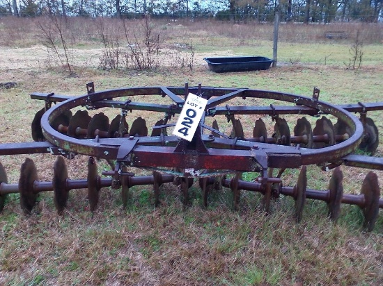 12' JOHN DEERE DISC HARROW, 3PH