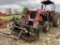 ALLIS CHALMERS 6080 TRACTOR, WITH BUSHHOG BRAND LOADER AND 7' BUCKET, WITH