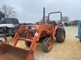 KUBOTA L2250 TRACTOR, S: 5122437, 4WD, WITH FRONT END LOADER AND BUCKET