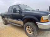 2000 FORD F250 TRUCK, 4WD, INOPERABLE, V8, MILES SHOWING: 244,000, AS-IS, V