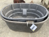 RUBBERMADE WATER TROUGHS, 180 GAL AND 150 GAL