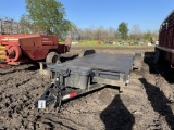 2018 20' FLATBED STEEL TRAILER, BILL OF SALE ONLY, S: 22889911116678429