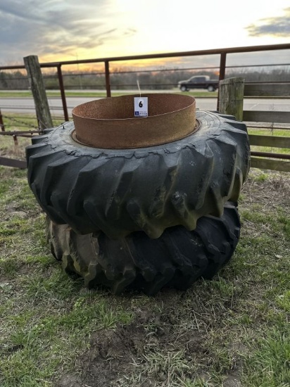 18.4-34 TRACTOR TIRES (2)