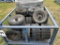 BASKET OF FRONT LAWN MOWER TIRES (16)