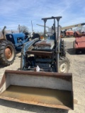 FORD 1510 TRACTOR WITH FORD 708 FRONT END LOADER W/ BUCKET