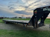 2018 40' BIG TEX FLATBED GOOSENECK TRAILER, 25GN HD TORQUE TUBE EQUIPPED, H