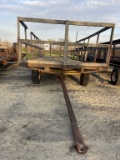 4 WHEEL PULL BEHIND WAGON 30' X 8', BILL OF SALE ONLY
