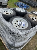 PALLET OF ATV TIRES AND RIMS