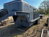 1992 NECKOVER 16'X6' STOCK TRAILER, S: 16GH6C25NB04414, BILL OF SALE ONLY