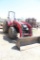 3550 MAHINDRA TRACTOR W/ MAHINDRA FRONT END LOADER AND BUCKET, SHOWING 792.1 HOURS, RUNS