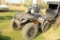 2014 POLARIS 4X4, RUNS, NEEDS BATTERY, WORN WENCH
