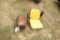JD TRACTOR SEAT, GRAMMER AIR SUSPENSION, SEAT MOUNT 20''X14''X7''