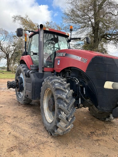CASE 315 MAGNUM INTERNATIONAL CAB TRACTOR, 4WD, SHOWING 4800 HOURS, RUNS, SN: AJ1BG435109