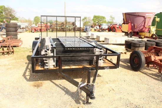 14 PIECES OF CONTINUOUS FENCING W/14 POST