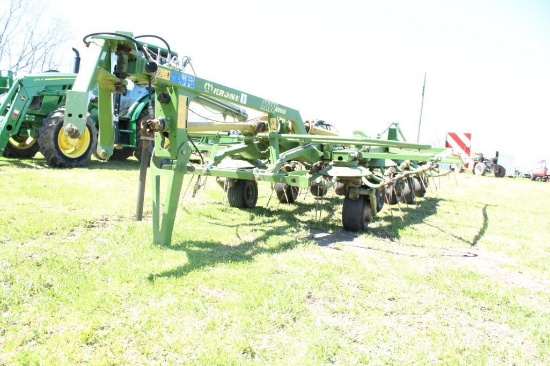 KRONE 10 BASKET HAY TETTER, KW11.02/10-2, KW740955, WORKS, IN GREAT CONDITION