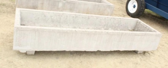 8X3 CONCRETE FEED TROUGH