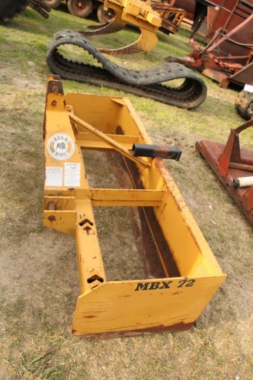 BUSH HOG BOX BLADE MBX 72, SN 12-00553