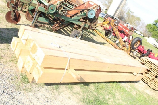 12' X8'X8' PINE LUMBER, 10 TOTAL