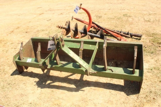 6FT BOX BLADE- 3 PT HITCH WITH RIPPERS