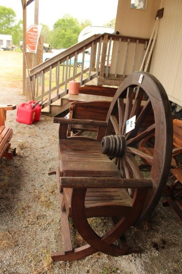 WAGON WELL BENCH 48'' L X 28'' W X 54''H