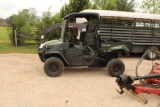 2022 KUBOTA SIDE KICK, MODEL RTV-XG850, SN:A5KH1PGNPNG030893, RECEIVER HITCH, GOOSENECK TURN OVER BA