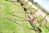 2 WHEEL BUGGY HORSE DRAWN BUGGY, WOODEN WHEEL, ONE SEATER