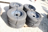 8 AIRPLANE WHEELS AND TIRES